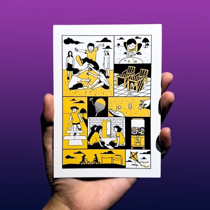 Hafiq Salleh – Malaysia's Golden Days (Games) Postcards
