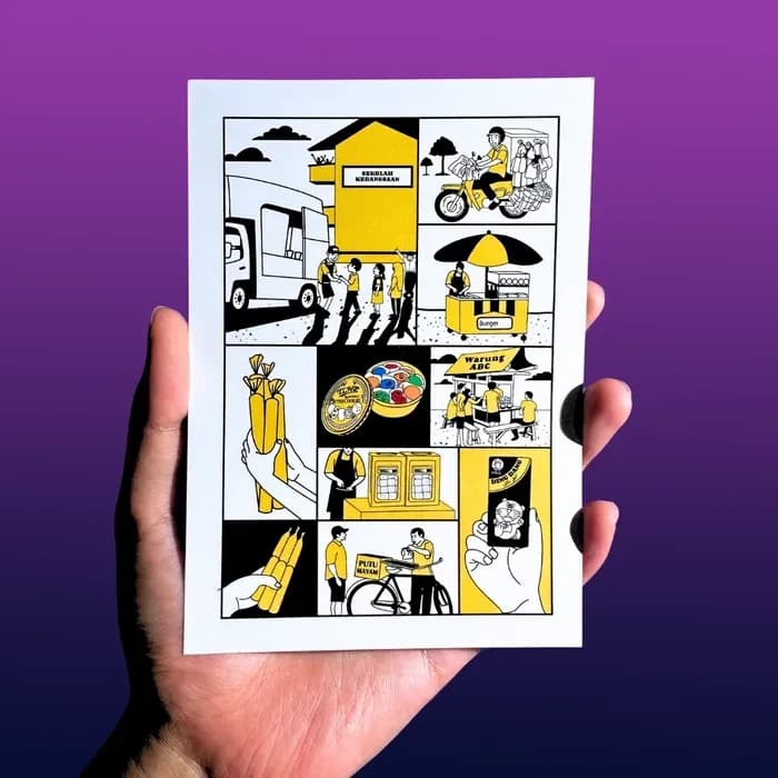Hafiq Salleh – Malaysia's Golden Days (Snacks) Postcards