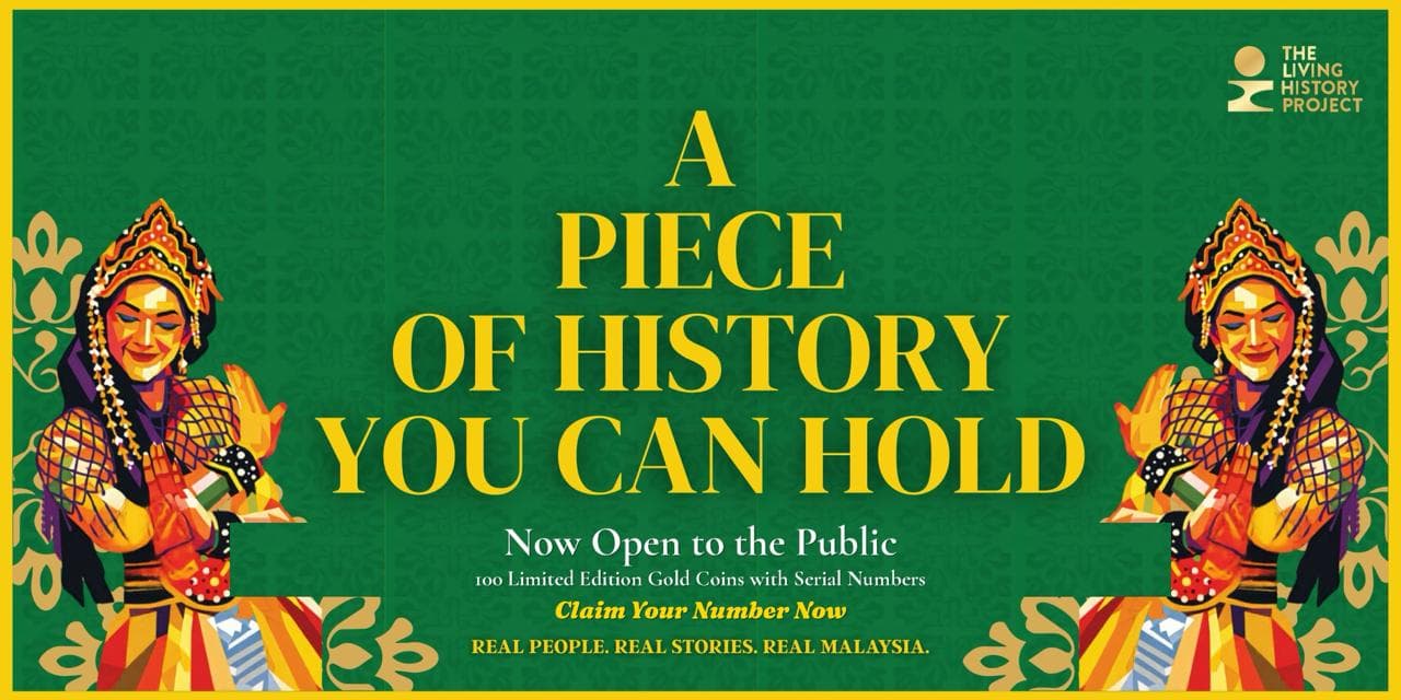 A Piece of History You Can Hold — 100 limited edition gold coins, now open to the public. Claim your number.