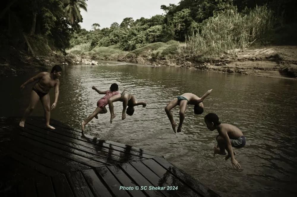 Penan community photograph 2 by SC Shekar