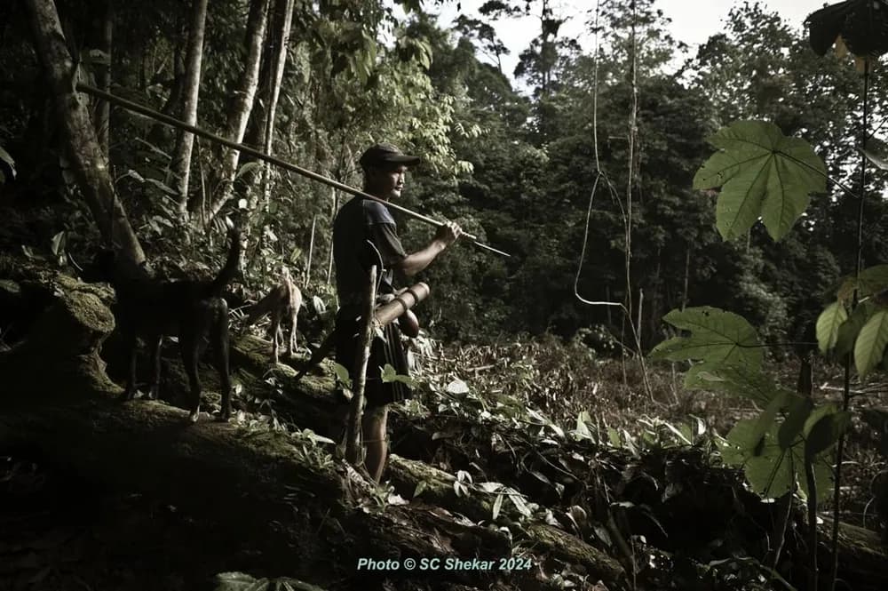 Penan community photograph 8 by SC Shekar